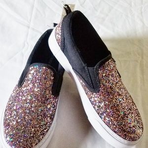 Slip on glittered shoes by old Navy